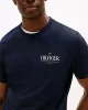 Tommy Hilfiger HILFIGER STACK TEE Erkek Mavi T-shirt MW0MW39355DW5