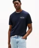 Tommy Hilfiger HILFIGER STACK TEE Erkek Mavi T-shirt MW0MW39355DW5