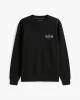 Tommy Hilfiger HILFIGER STACKED SWEATSHIRTS Erkek Siyah Kazak MW0MW39376BDS