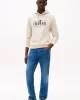 Tommy Hilfiger ICON HILFIGER HOODIE Erkek Bej Kazak MW0MW39586ACG