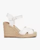 Tommy Hilfiger TOMMY HILFIGER ESPAD HIGH WEDGE Kadın  Sandalet FW0FW08668YBL