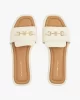Tommy Hilfiger LEATHER HORSEBIT MULE Kadın  Terlik FW0FW08420ACJ