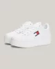 Tommy Jeans (NEW) TJW FLATFORM CUPSOLE ESS Kadın Beyaz Sneaker EN0EN02518YBS
