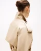 Tommy Hilfiger COTTON CROP TRENCH Kadın  Trençkot WW0WW43933AEG