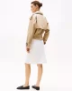 Tommy Hilfiger COTTON CROP TRENCH Kadın  Trençkot WW0WW43933AEG