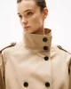 Tommy Hilfiger COTTON CROP TRENCH Kadın  Trençkot WW0WW43933AEG