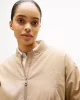 Tommy Hilfiger Kadın Naylon Normal Kesim Kısa Bej Bomber  Ceket WW0WW45634AEH