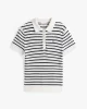 Tommy Hilfiger Kadın Pamuklu İnce Örgü Kısa Kollu Beyaz Polo Yaka  Kazak WW0WW414740FG