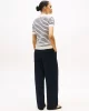 Tommy Hilfiger Kadın Pamuklu İnce Örgü Kısa Kollu Beyaz Polo Yaka  Kazak WW0WW414740FG