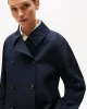 Tommy Hilfiger Kadın Pamuklu Normal Kesim Kısa Mavi Mont WW0WW45618DW5