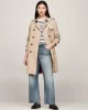 Tommy Hilfiger COTTON DB SLIM FIT TRENCH Kadın  Trençkot WW0WW42133AEG
