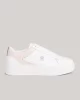 Tommy Hilfiger TH PLATFORM COURT SNEAKER Kadın Beyaz Sneaker FW0FW079100LB