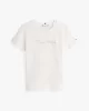 Tommy Hilfiger Kadın Simli Yazı Baskılı Normal Kesim Kısa Kollu Beyaz T-shirt WW0WW47210YA8