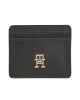 Tommy Hilfiger TH LOGOTAPE CC HOLDER Kadın SİYAH Cüzdan AW0AW17265BDS