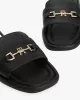 Tommy Hilfiger LEATHER HORSEBIT MULE Kadın  Terlik FW0FW08420BDS