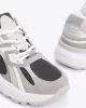 Tommy Hilfiger TH MODERN RUGGED RUNNER Kadın gri Sneaker FW0FW083850IM