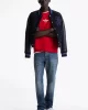 Tommy Hilfiger RWB HILFIGER TEE Erkek kırmızı T-shirt MW0MW38980XLD