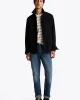 Tommy Hilfiger LW PACKABLE SHIRT JACKET Erkek Siyah Ceket MW0MW37629BDS