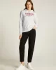 Tommy Hilfiger Kadın Logolu Örme Kapüşonlu Sweatshirt
