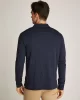 Tommy Hilfiger JACQUARD STRIPE LS REG POLO Erkek mavi Kazak MW0MW39022DW4