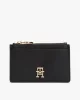 Tommy Hilfiger TH DISTINCT LONG CC HOLDER Kadın Siyah Kartlık AW0AW17481BDS