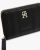Tommy Hilfiger TH FEMININE MED ZA Kadın Siyah Cüzdan AW0AW17476BDS