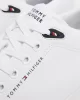 Tommy Hilfiger TH HI VULC CORE LOW LTH II ESS Erkek Beyaz Sneaker FM0FM05511YBS