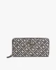 Tommy Hilfiger TH JACQUARD LRG ZA Kadın Mavi Cüzdan AW0AW17478DW6