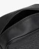 Tommy Hilfiger TH MONOGRAM WASHBAG Erkek Siyah El Çantası AM0AM13528BDS