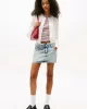 Tommy Jeans Denim Essentials Kadın Beyaz Hırka DW0DW20976YBL