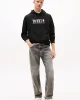 Tommy Jeans Dna Graphics Erkek Siyah Kapüşonlu Sweatshirt DM0DM22144BDS