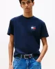 Tommy Jeans Erkek Sırtı Bayrak Baskılı Mavi T-shirt DM0DM21910C1G