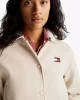 Tommy Jeans TJW CRP LW WOOL VARSITY JACKET Kadın bej Ceket DW0DW20165ACG