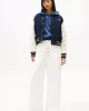 Tommy Jeans TJW RWB GRAPHIC TERRY SWEAT PANT Kadın beyaz Eşofman Altı DW0DW20560YAD