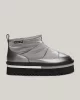 Tommy Jeans TJW NYLON FLATFORM BOOT WL Kadın Metalik Gri Bot EN0EN02689TRH