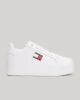 Tommy Jeans (NEW) TJW FLATFORM CUPSOLE ESS Kadın Beyaz Sneaker EN0EN02518YBS