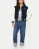 Tommy Jeans TJW WOOL VARSITY JACKET EXT Kadın lacivert Ceket DW0DW19320C1G