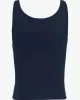 Tommy Jeans TJW SLIM BUTTON TANK Kadın lacivert Atlet DW0DW19492C1G