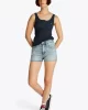 Tommy Jeans TJW SLIM BUTTON TANK Kadın lacivert Atlet DW0DW19492C1G