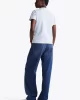 Tommy Hilfiger Kadın Mavi Badge Crew T-Shirt