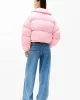 Tommy Hilfiger Kadın Pembe Şişme Mont