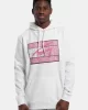 Tommy Jeans TJM REG DNA FLAG TWIST HOOD EXT Erkek beyaz Sweatshirt DM0DM21100YBL