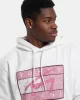Tommy Jeans TJM REG DNA FLAG TWIST HOOD EXT Erkek beyaz Sweatshirt DM0DM21100YBL