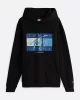 Tommy Jeans TJM REG DNA FLAG TWIST HOOD EXT Erkek siyah Sweatshirt DM0DM21100BDS