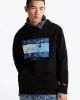 Tommy Jeans TJM REG DNA FLAG TWIST HOOD EXT Erkek siyah Sweatshirt DM0DM21100BDS