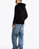 Tommy Jeans TJM REG DNA FLAG TWIST HOOD EXT Erkek siyah Sweatshirt DM0DM21100BDS