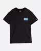 Tommy Jeans TJM REG RWB FLAG TEE EXT Erkek siyah T-shirt DM0DM21108BDS