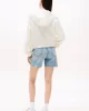 Tommy Jeans Script Kadın Beyaz Yağmurluk DW0DW20952YBL