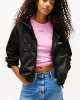 Tommy Jeans Script Kadın Siyah Yağmurluk  DW0DW20952BDS