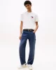 Tommy Jeans TJM REG FLAG GRAPH BCKPRNT T EXT Erkek Beyaz T-shirt DM0DM21910YBL